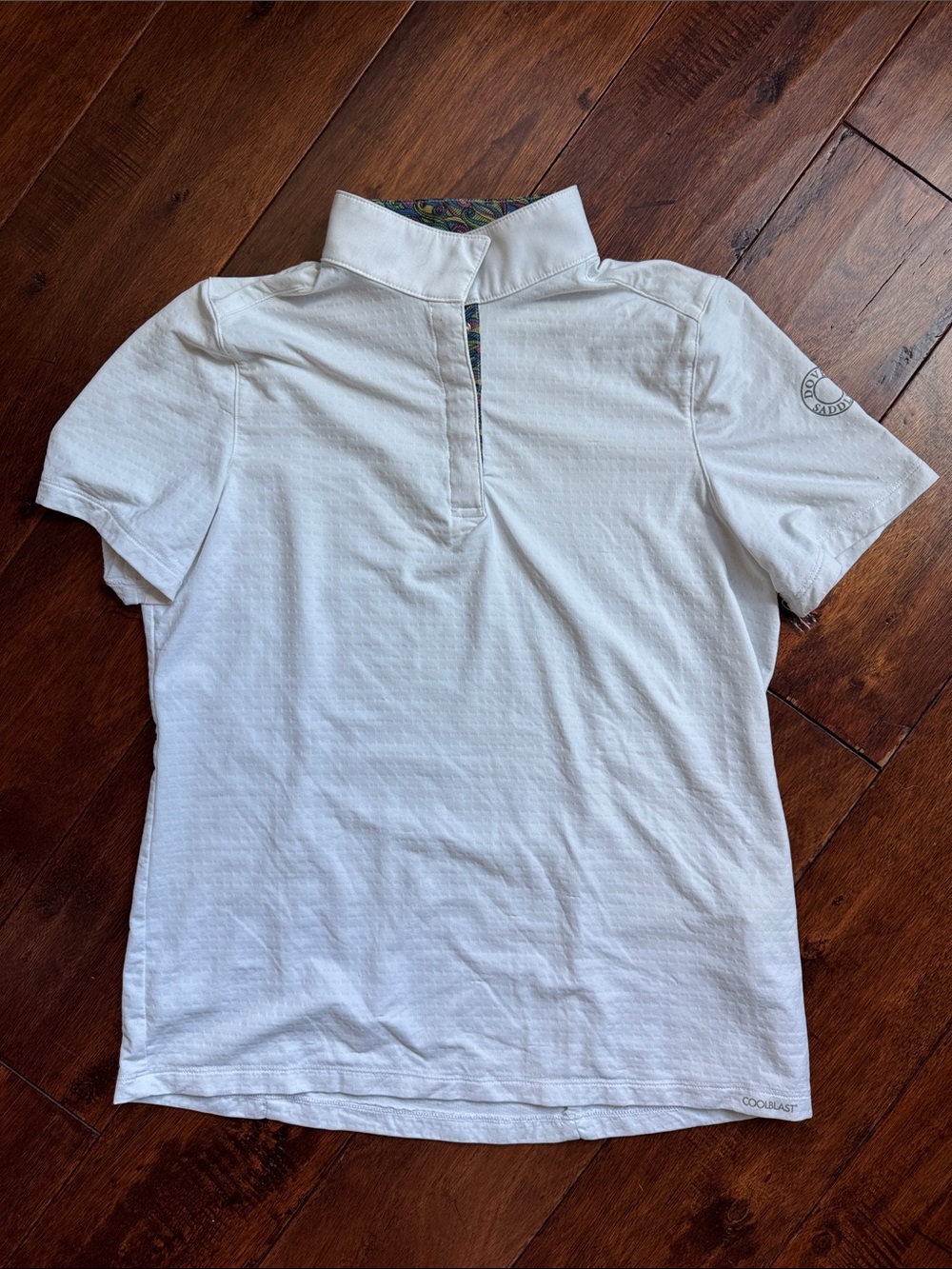 Girls XLarge White Equestrian Show Shirt
